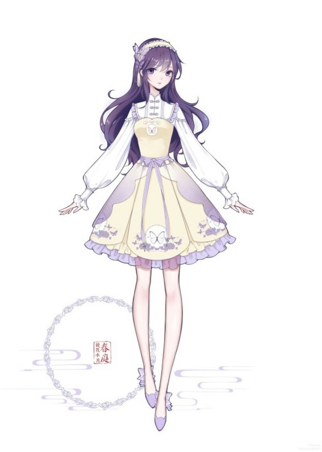 唯美动漫服装设计 从插画壁纸到头像的艺术之旅