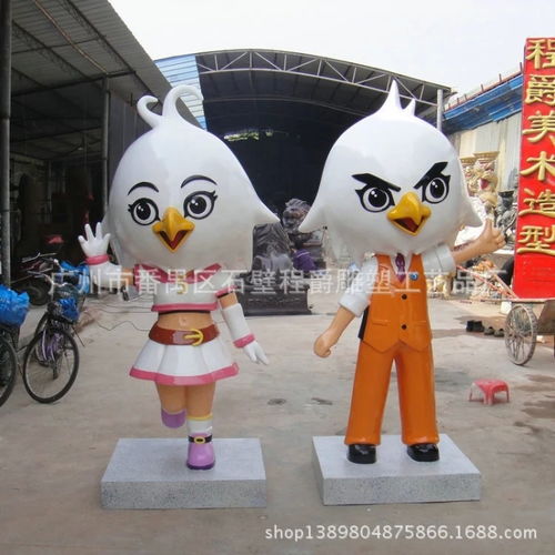 探索动漫美学 广州市番禺区石壁程爵雕塑与玻璃钢卡通公仔的艺术融合